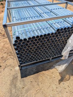 Chain link fence posts Pipe 8' long 1-7/8'' 16ga
