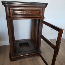 Wooden Cabinet With Granite Top