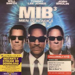 MEN In BLACK 3 3D (3D Blu-Ray + Blu-Ray + DVD + Digital-2012) Will Smith!