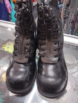 Vibrom women steel toe boots