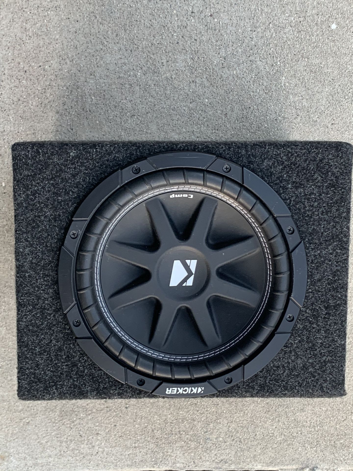 Kick 10 inch Competition subwoofer and amplifier combo