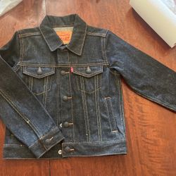 Levis Dark Denim Jacket 