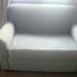 Small Couch and Single Fold Out Bed