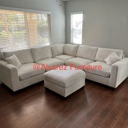 Sectional Sofa With Ottoman