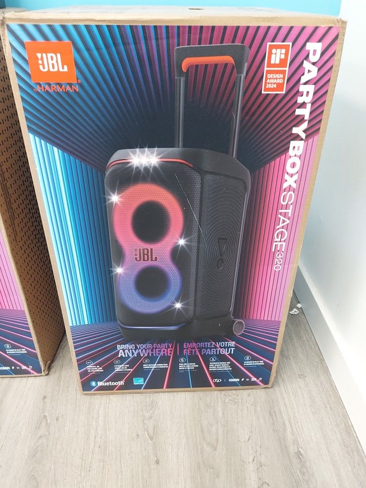 Jbl Partybox Stage 320 Brand New - Buy it in full or $1 Down Today Only