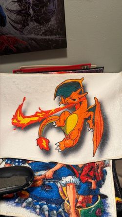 Charizard rug.