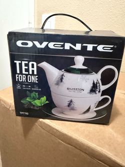 Ovente Tea for One Ceramic Set  new
