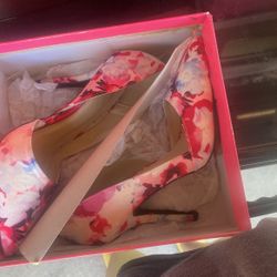 Pink heels