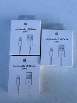 Lightning to usb cable ( 2 m) (1m)