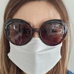 New Authentic Balenciaga Tortoise Shell Sunglasses