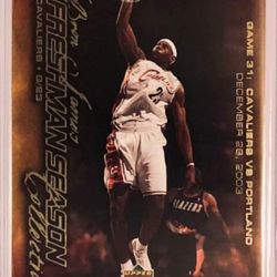 Real Nice 2003 Upper Deck LeBron James Rookie Card #32 In NM Or Better Condition... 