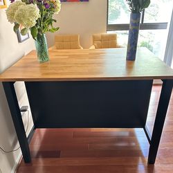 Wood Top Table / Kitchen Island – $300
