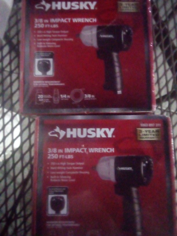 2, HUSKY 3/8 In. IMPACT WRENCHES