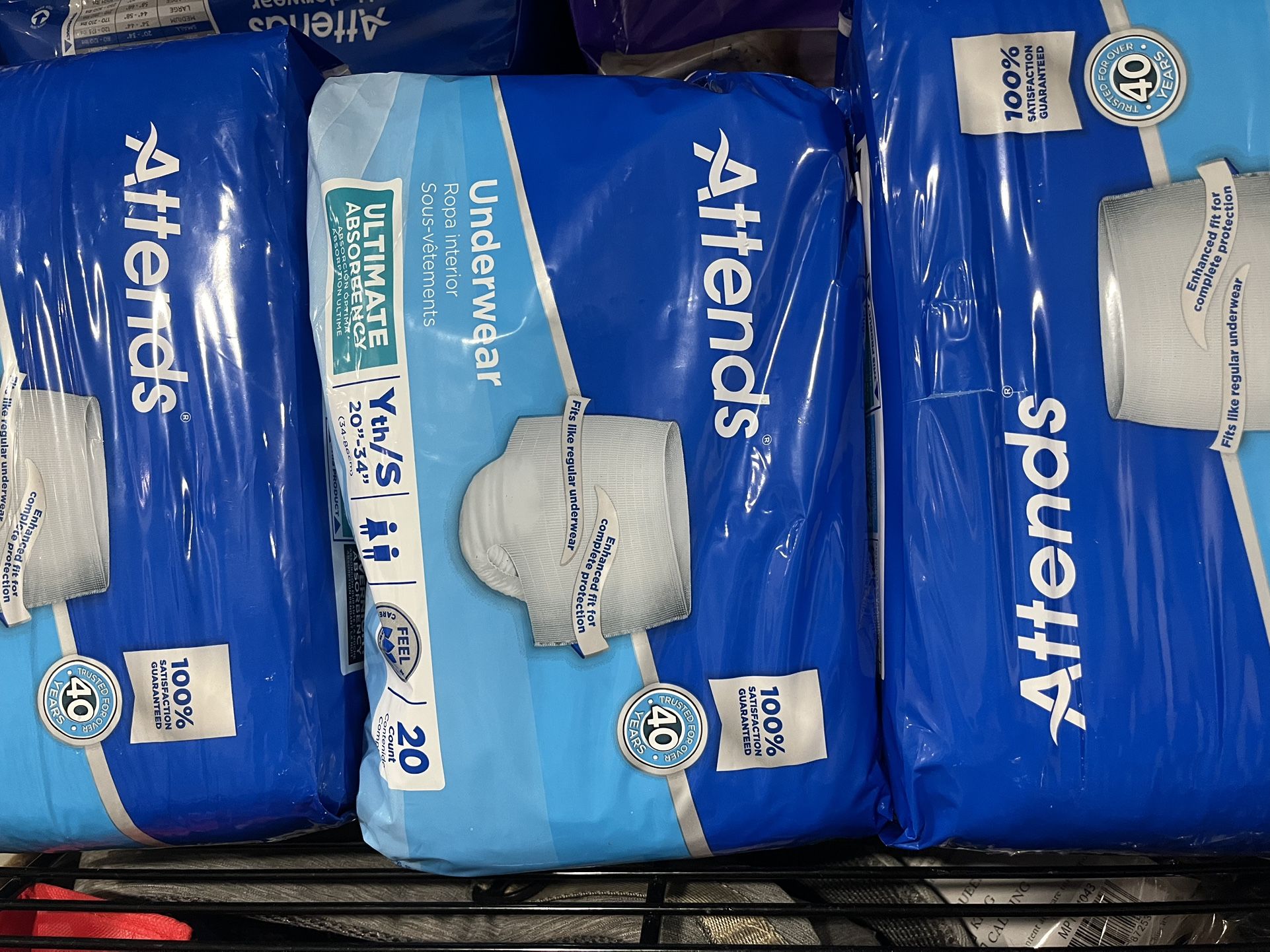 Youth Size Small Disposable Underwear