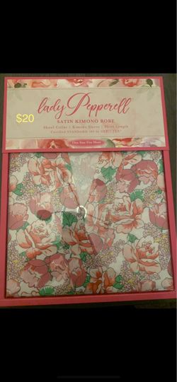 Lady Pepperell Satin Kimono Robe