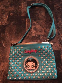 Small Leather Classic Betty Boop Purse