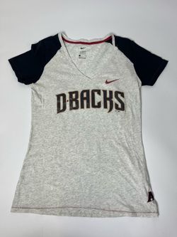 Nike Arizona Diamondbacks D-Backs V-Neck T-Shirt Size L