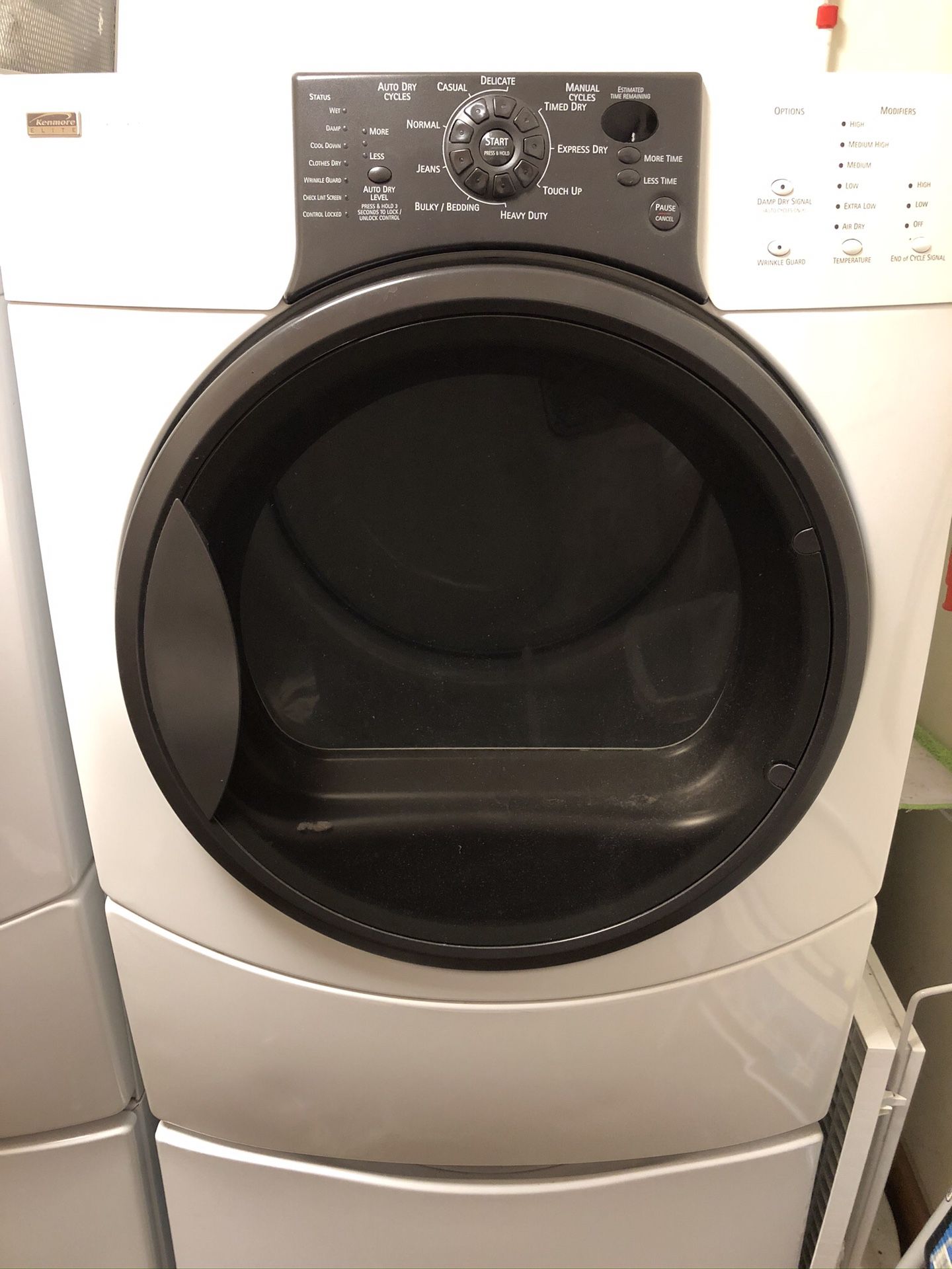 Kenmore Elite HE4 electric clothes dryer
