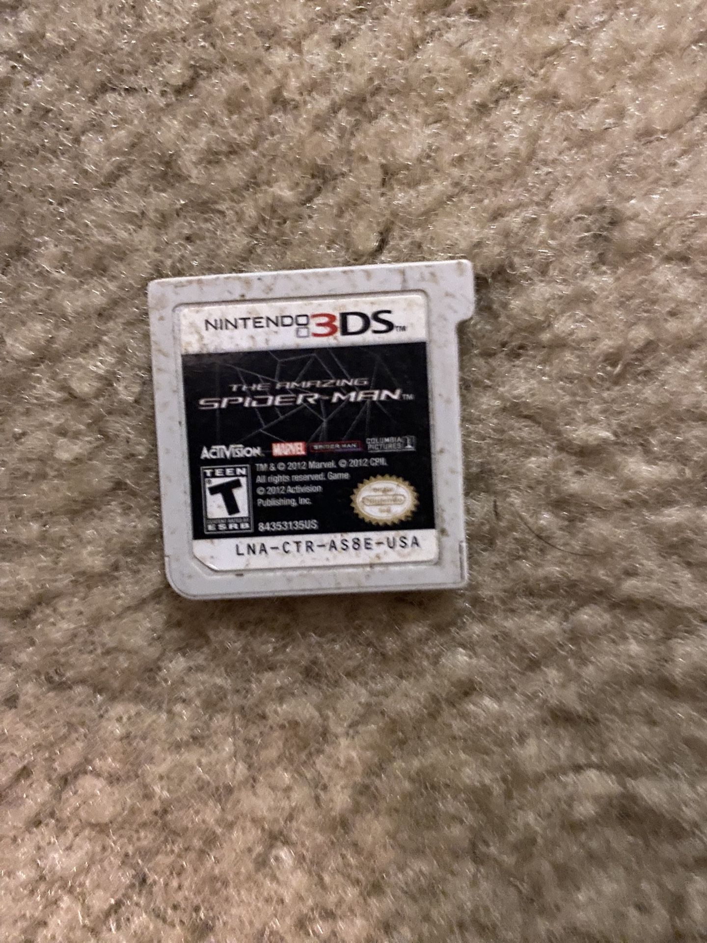 The Amazing Spider-Man 3ds 