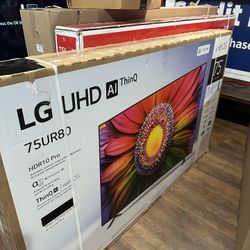 75” Lg 4K Smart TV Thin Q Magic Remote UHD 