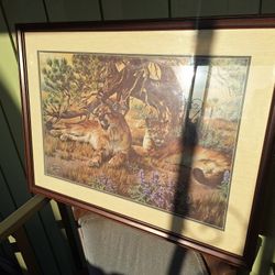 Robert Reeves Bobcat Painting Print 