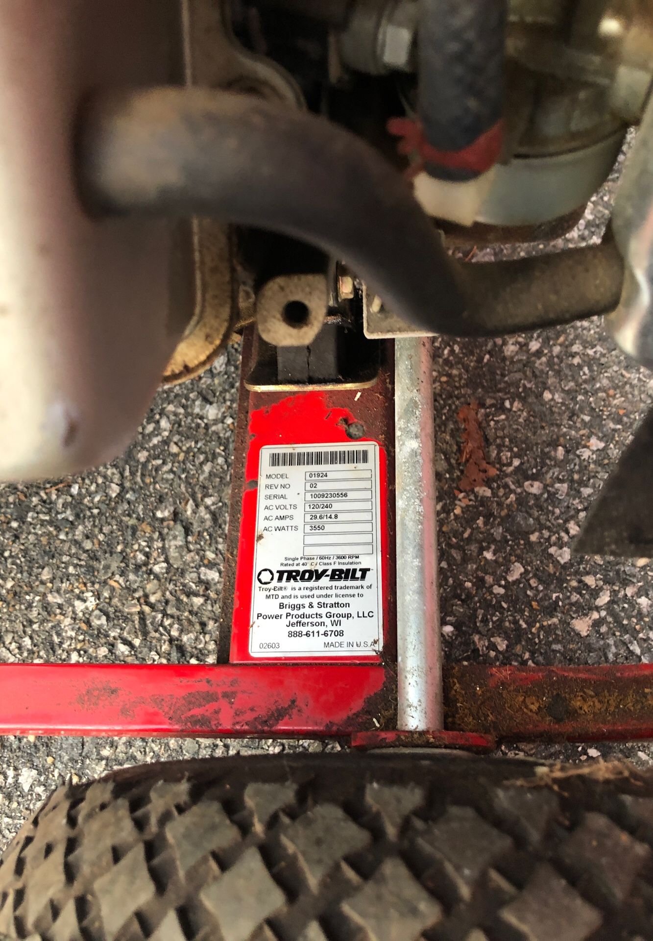 TROYBILT GENERATOR 3550 WATT for Sale in Newport News, VA OfferUp