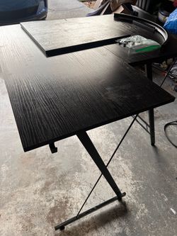 L-shaped desk, lightweight
