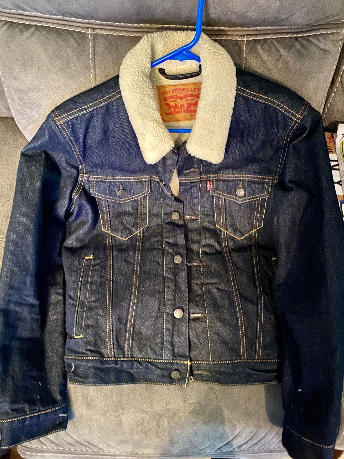Levi’s Strauss Original Sherpa Trucker Jacket NICE!