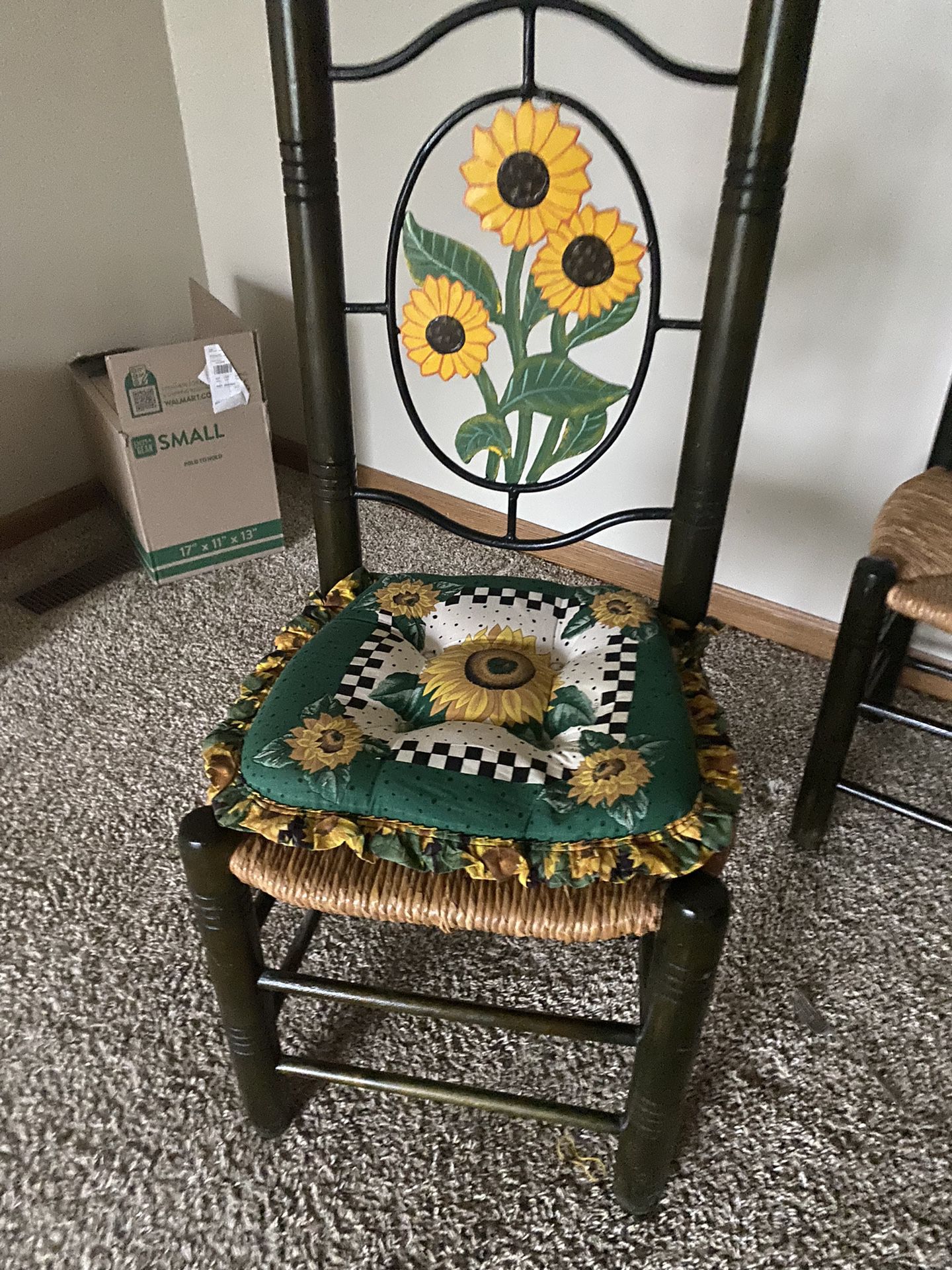 Vintage Wicker Dining Chairs