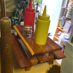 New Small Picnick Table Top Set 