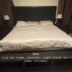Bed Frame (mattress included)