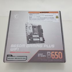MSi B650m Gaming Plus WIFI AM5 mATX Open Box