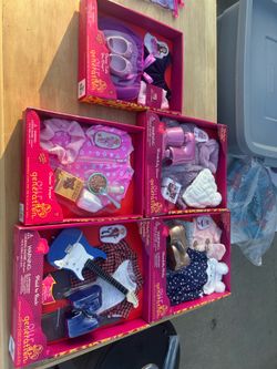 Our Generation doll clothing sets and accessories