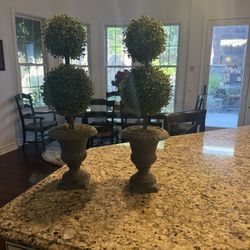 Artificial Double Topiary Tree