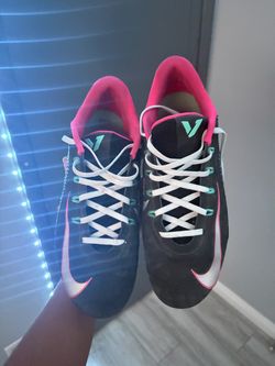 Pink and teal nike carbons