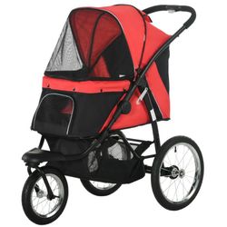 PawHut 3 Wheels Pet Stroller