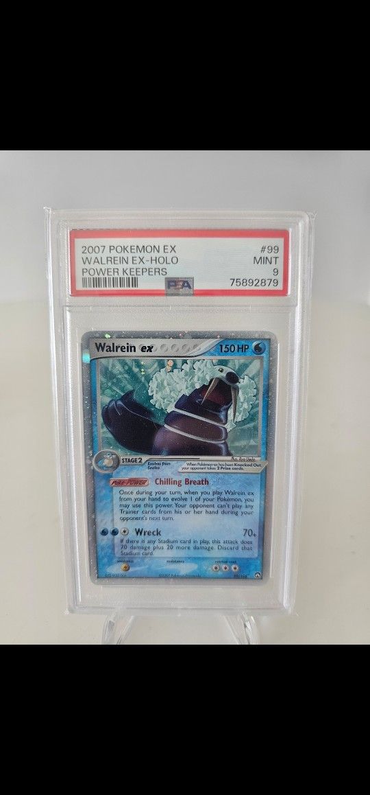 PSA 9 Walrein EX Powerkeepers 2007