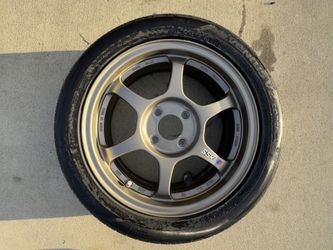 (Damaged) SSR Type C 15 x 6.5 + 43 ; 4 x 100 Wheel / Rim Copper 