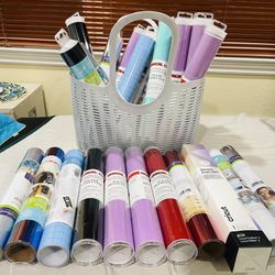 Cricut and Oracal Vinyl (assorted materials and colors)