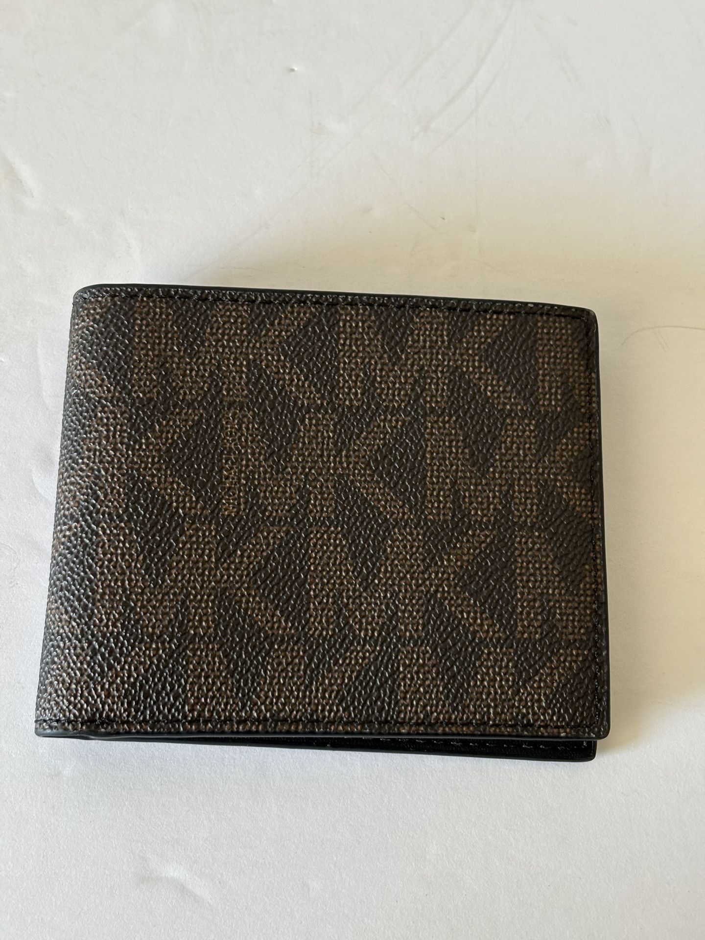 Michael Kors Signature Logo Brown Bifold Wallet