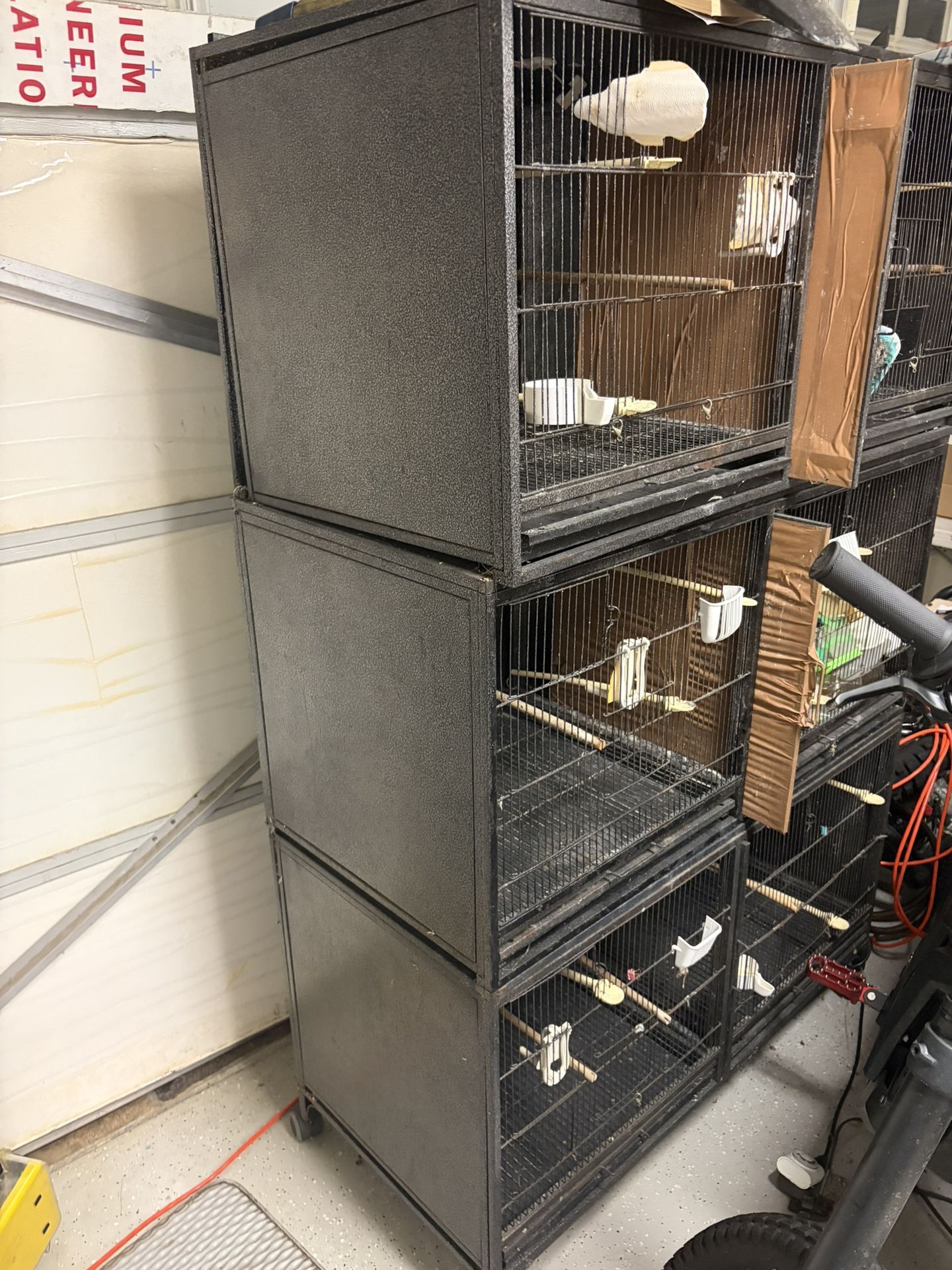 Canary Breeding Cage With Lights