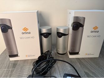 D-Link Omna 180 HD Wireless Home Security Cameras (2) + 2x 64GB SD Cards