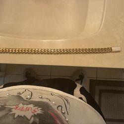 18mm gold Cuban link thick