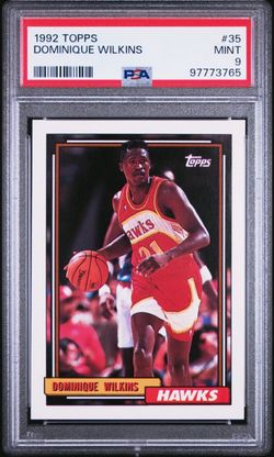 Dominique Wilkins PSA 9 | 1992 Topps #35 POP 38 | Atlanta Hawks