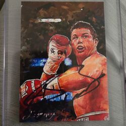 Canelo Auto On Card