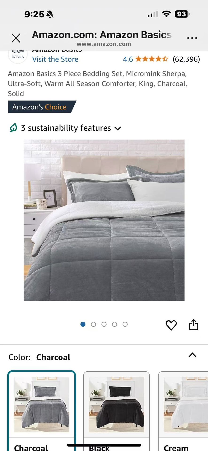 Cathay Home Queen Comforter Set: Ultra Soft and Plush Reversible Micromink and Sherpa 3-Piece Bedding Set, Queen (90" x 90")