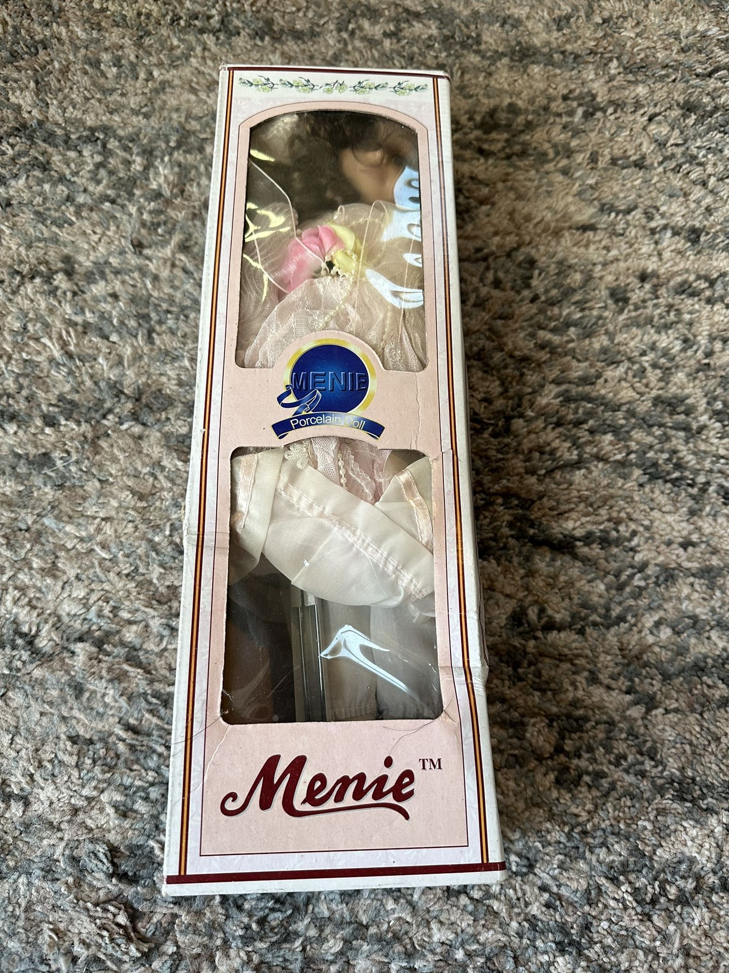 Vintage Menie Porcelain Doll