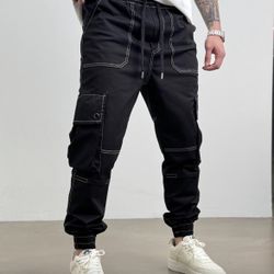 Men’s cargo Jogger Pants All sizes Small To XXL 