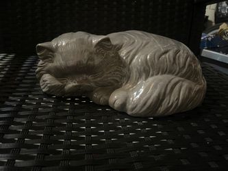 Sleeping cat for decoration