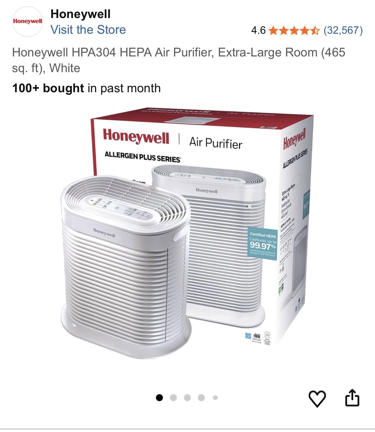 Honeywell Air Purifier